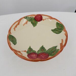 Franciscan Apple Footed Pedestal Compote Dish 8" dia 3 3/4" tall Vintage
